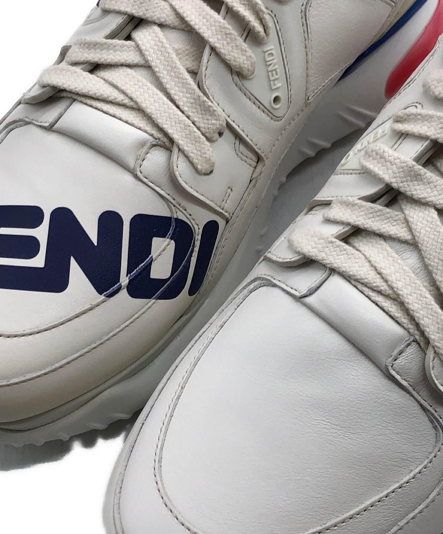 FENDI×FILA (フェンディ×フィラ) FENDIMANIA/フェンディ―マニア ホワイト サイズ:SIZE　7