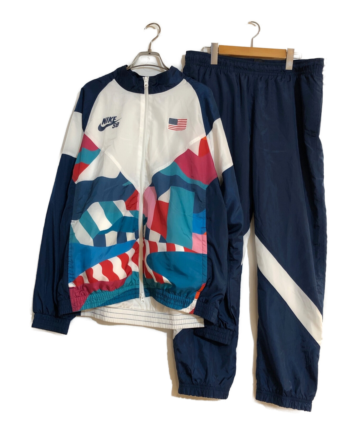 NIKE SB × Parra (ナイキ エスビー) セットアップジャージ ホワイト サイズ:SIZE L