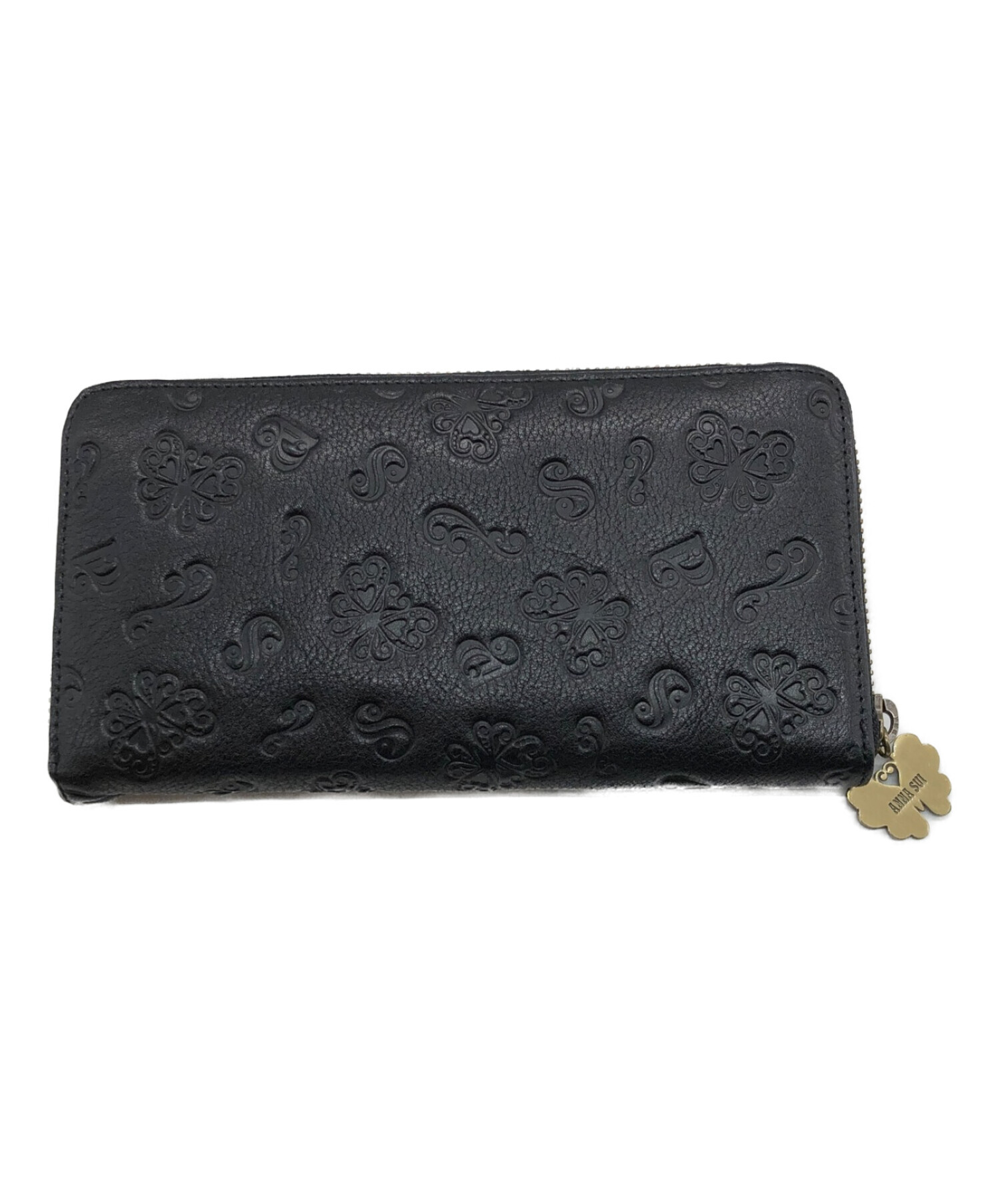 中古・古着通販】ANNA SUI (アナスイ) 長財布 ブラック｜ブランド