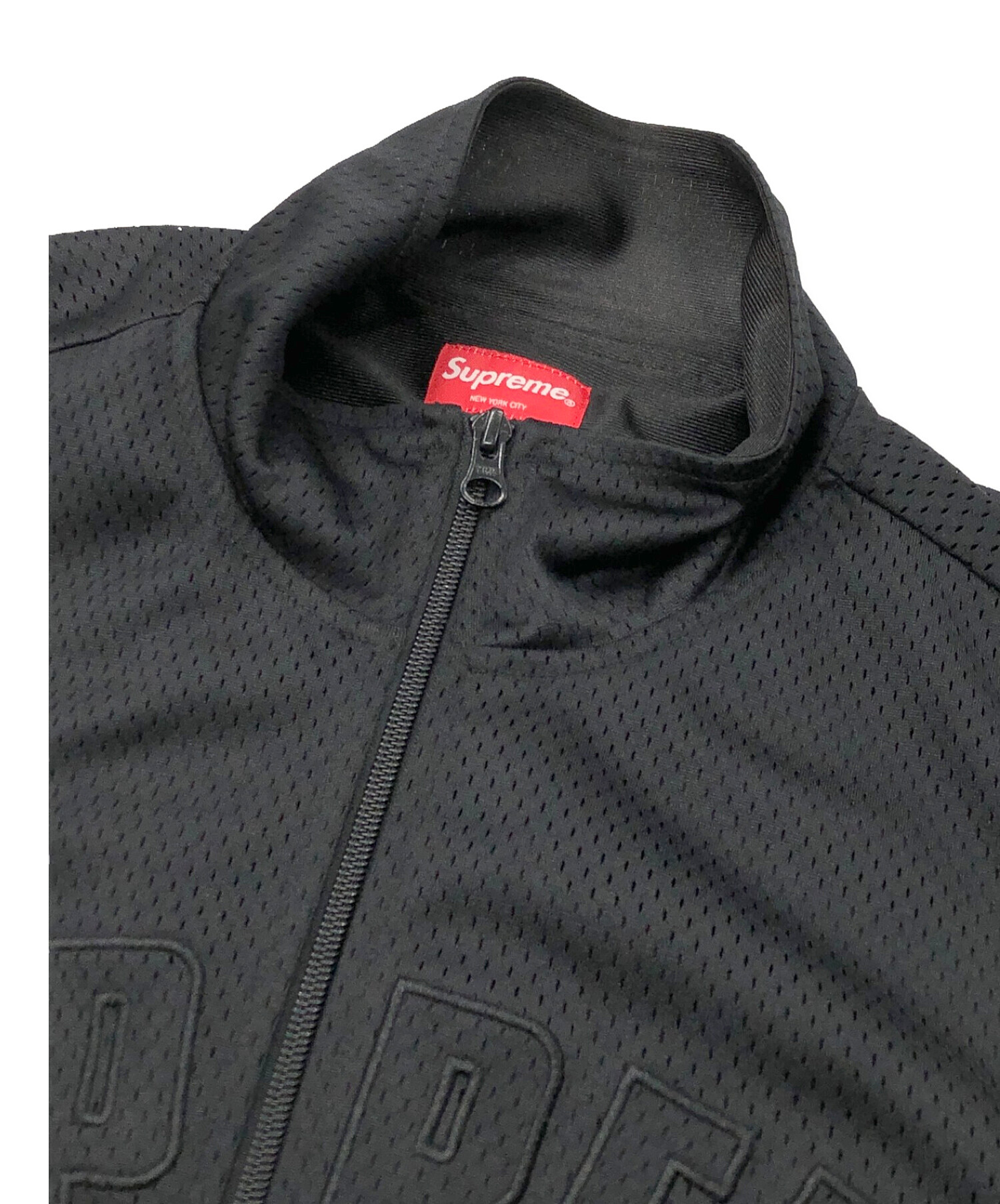 中古・古着通販】SUPREME (シュプリーム) Mesh Warm Up Top ブラック