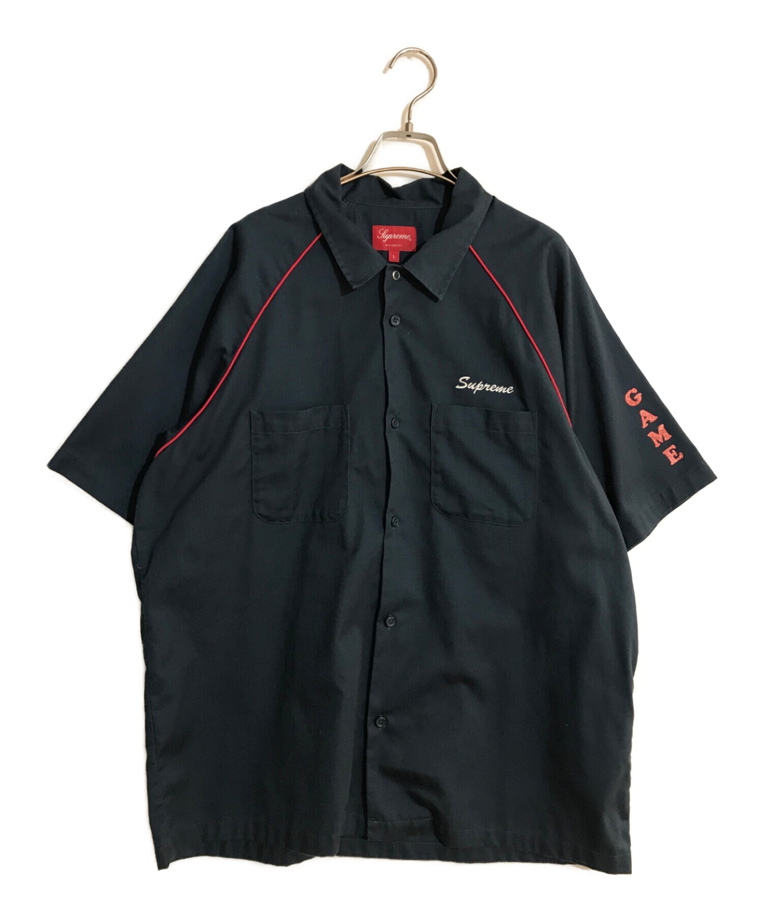 Supreme Dog S/S Work Shirt Black Sサイズ