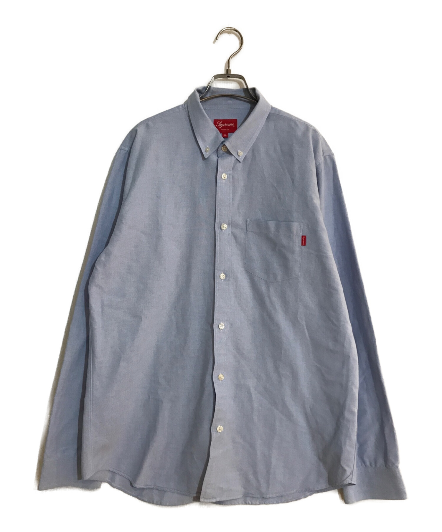 SUPREME (シュプリーム) L/S Oxford Shirt/L/S オックスフォード シャツ ブルー サイズ:XL