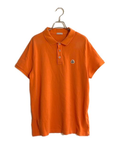 中古・古着通販】MONCLER (モンクレール) ポロシャツ オレンジ サイズ 