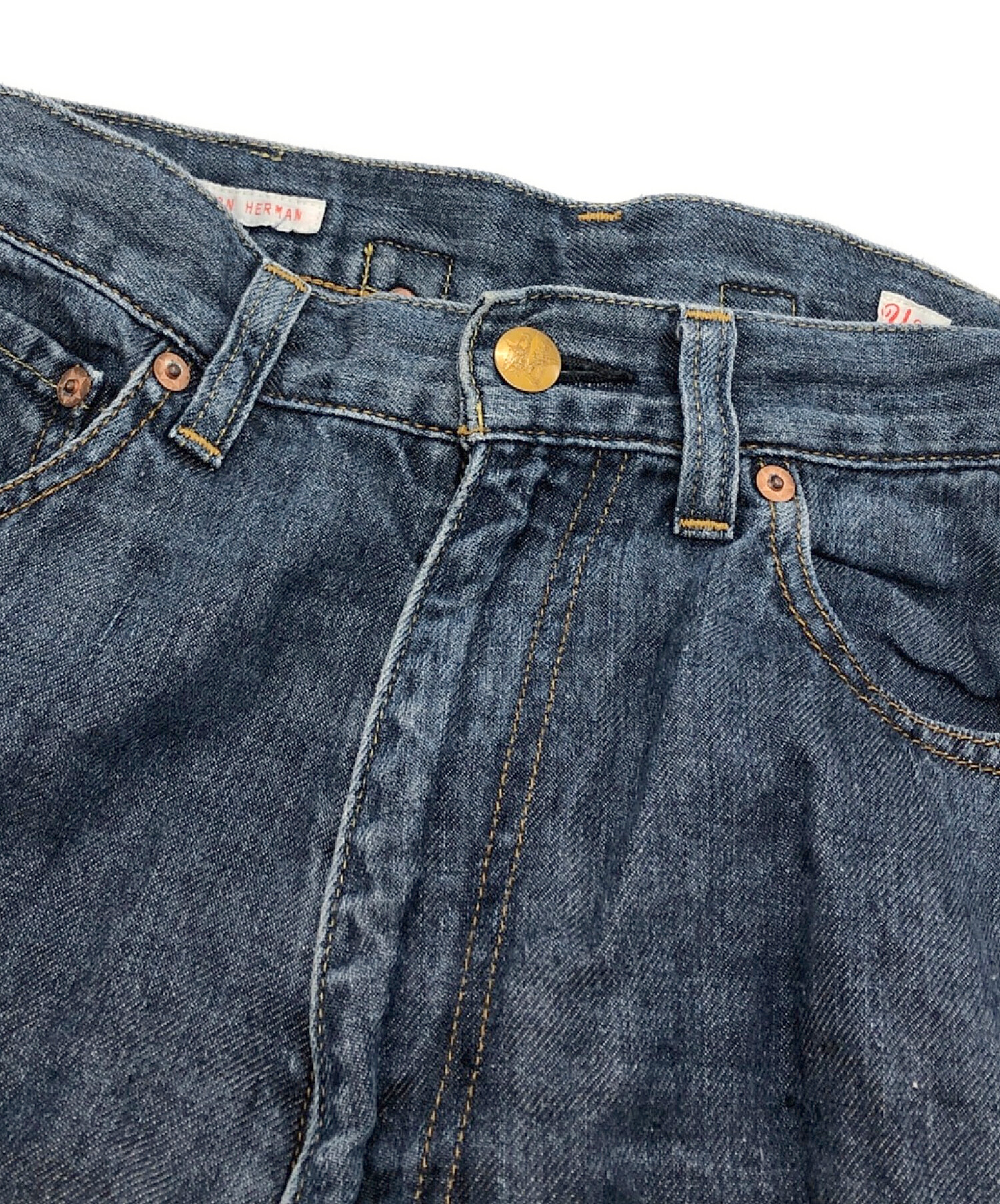 中古・古着通販】Ron Herman×YOUNG & OLSEN (ロンハーマン×ヤングアンドオルセン) 30'S LADY LINEN JEANS  インディゴ サイズ:SIZE 27｜ブランド・古着通販 トレファク公式【TREFAC FASHION】スマホサイト