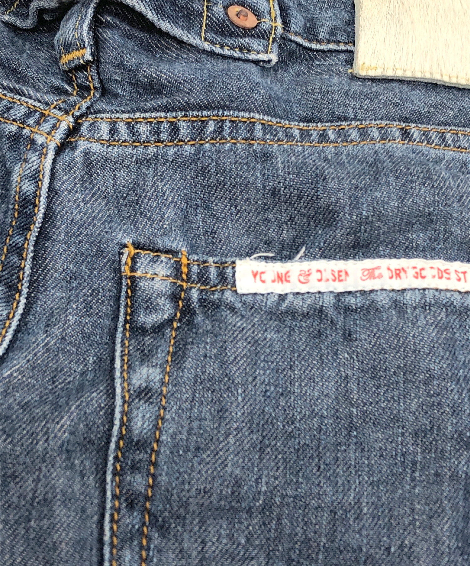 中古・古着通販】Ron Herman×YOUNG & OLSEN (ロンハーマン×ヤングアンドオルセン) 30'S LADY LINEN JEANS  インディゴ サイズ:SIZE 27｜ブランド・古着通販 トレファク公式【TREFAC FASHION】スマホサイト