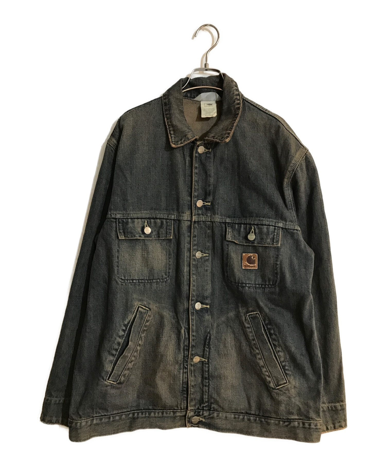 中古・古着通販】CarHartt (カーハート) デニムジャケット グレー