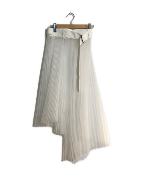 中古・古着通販】HYKE (ハイク) ORGANDY WRAP PLEATED SKIRT