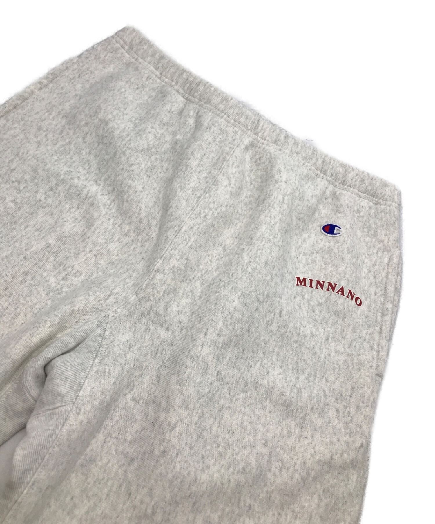 Champion × MIN-NANO × BEAMS (チャンピオン×ミンナノ×ビームス) 別注 Sweat Pants/スウェットパンツ グレー  サイズ:XXL