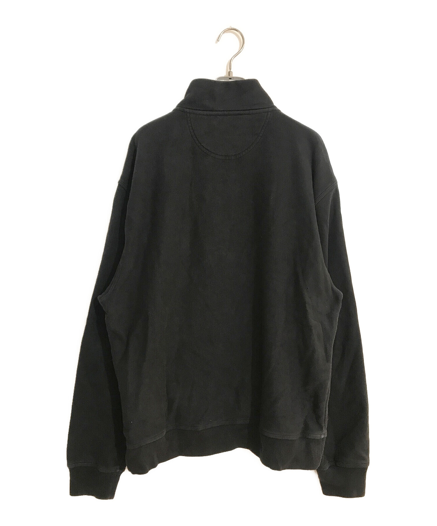 stussy (ステューシー) ハーフジップスウェット ブラック サイズ:SIZE L