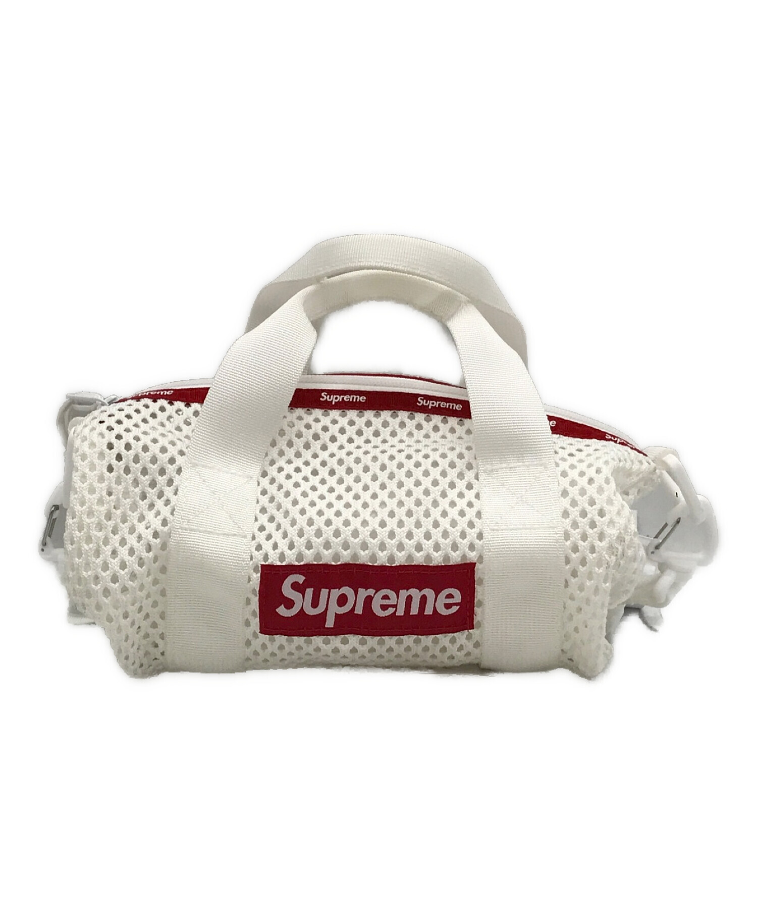 Supreme mesh duffle bag ss23 white
