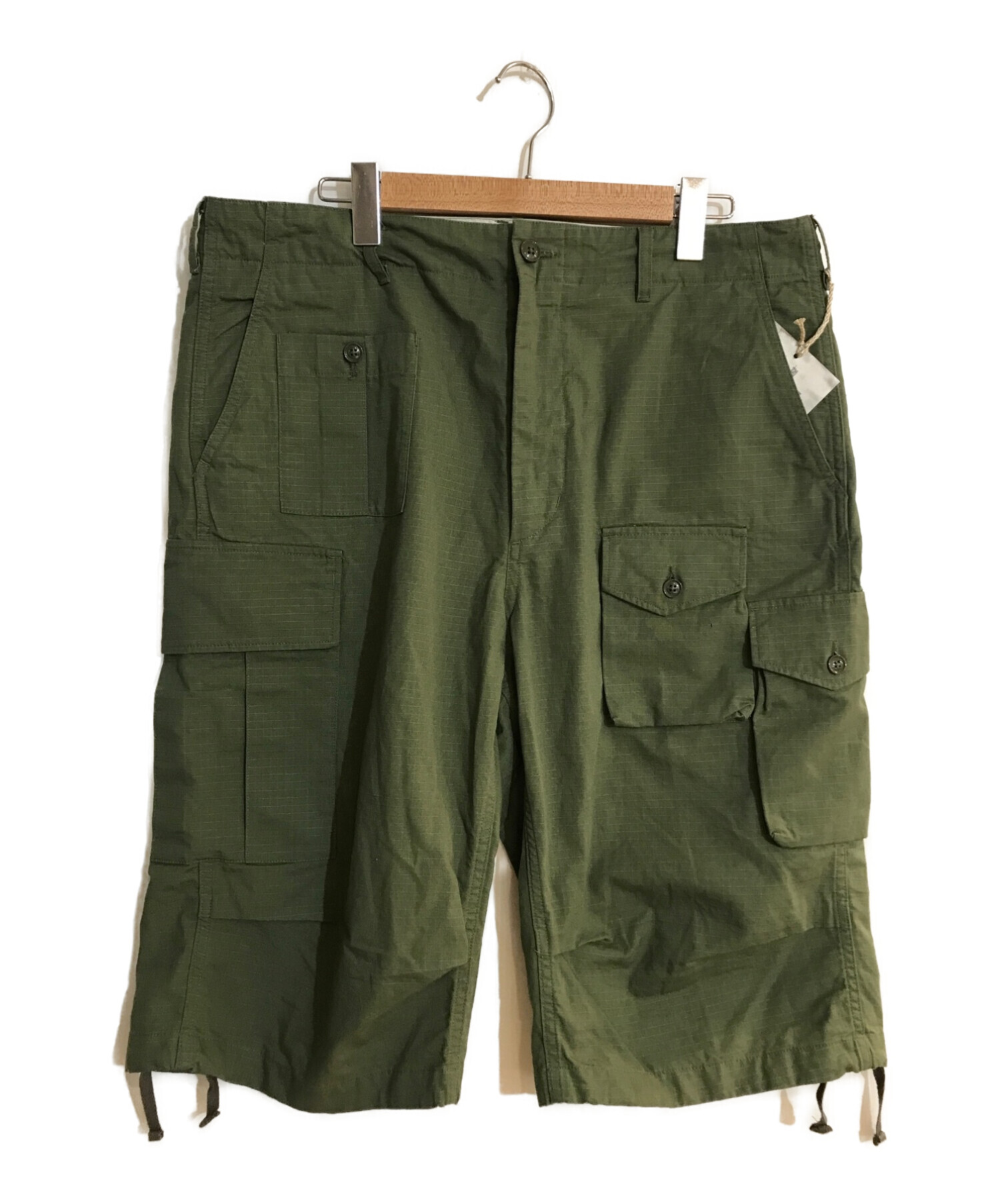 Engineered Garments (エンジニアードガーメンツ) BEAMS PLUS (ビームスプラス) BDU 3/4 Shorts  Olive サイズ:SIZE L