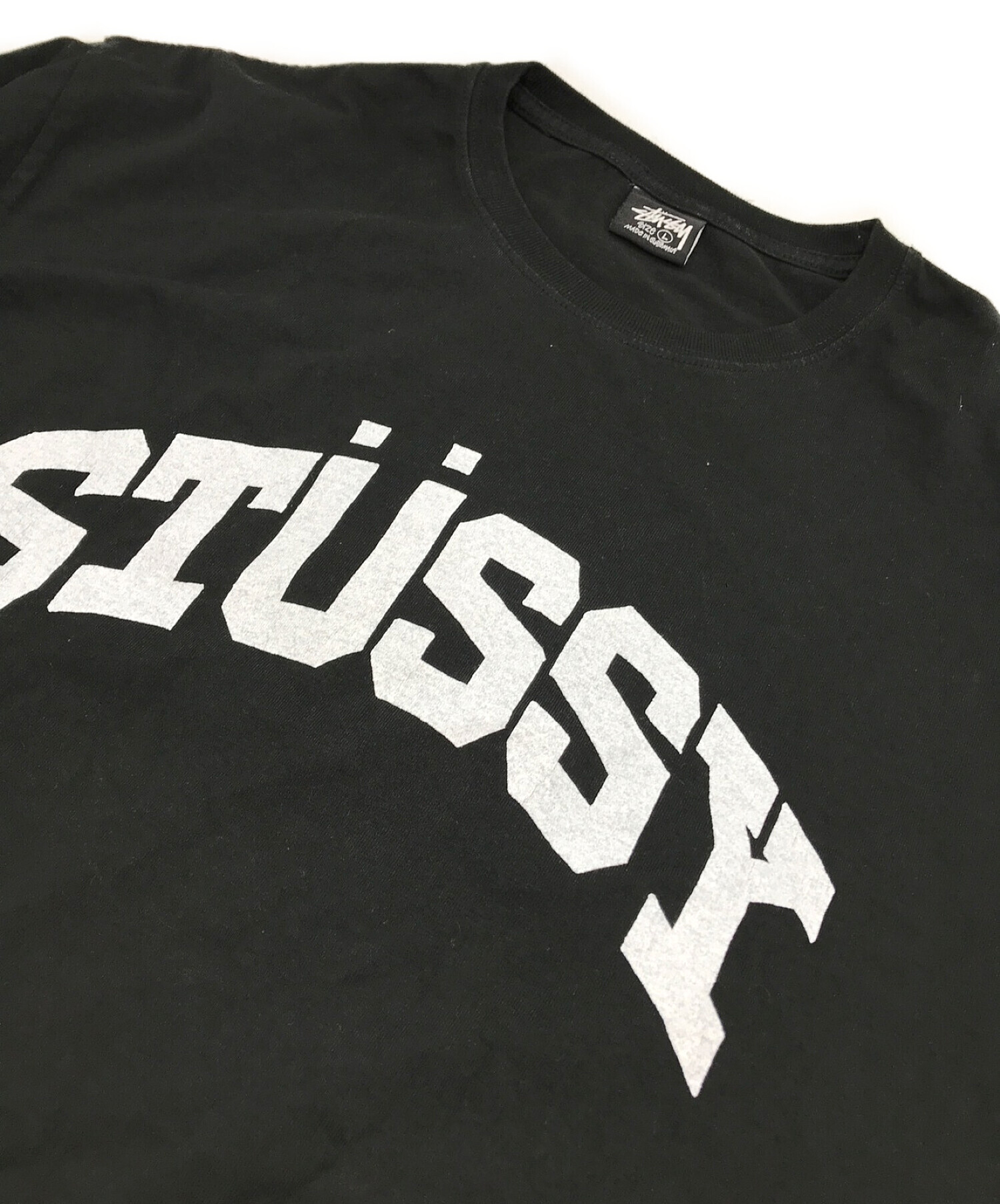 stussy (ステューシー) BLOCK SPORT PIGMENT DYED TEE/ブロックスポーツピグメントダイティ ブラック  サイズ:SIZE L