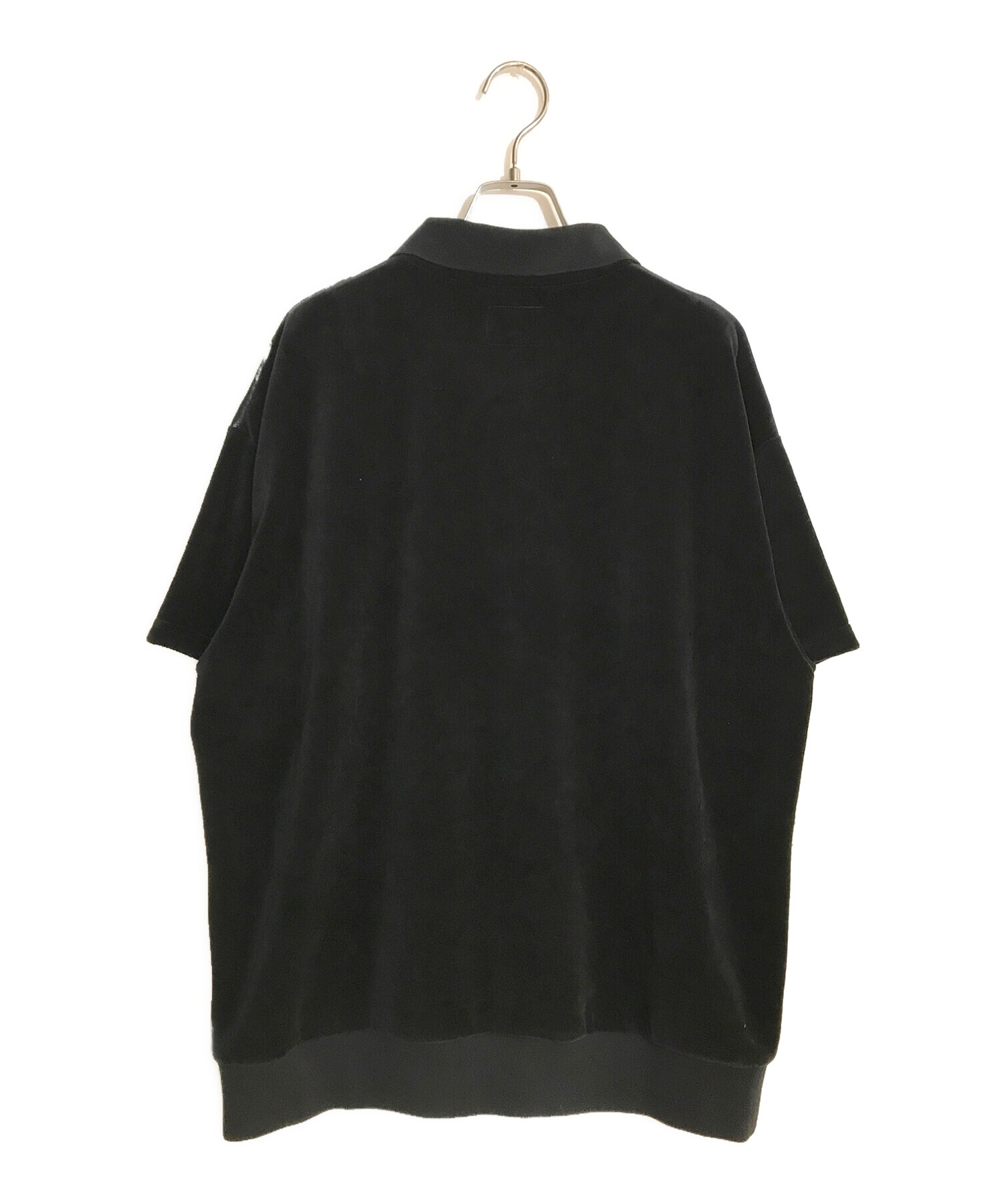 HUF (ハフ) ベロアジップポロ ブラック サイズ:SIZE L