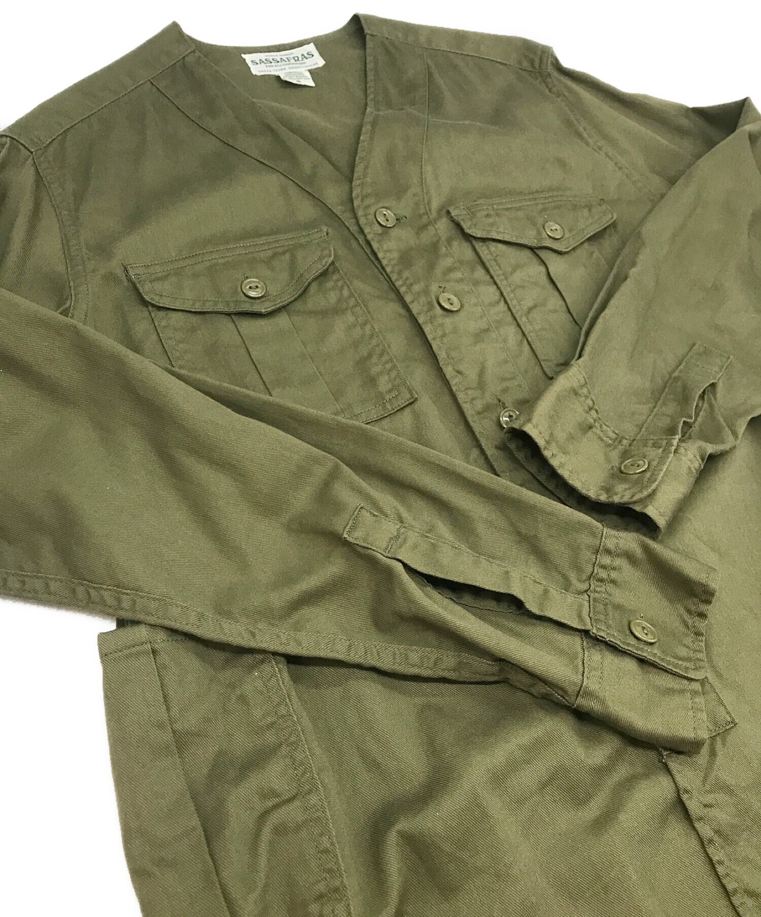 中古・古着通販】SASSAFRAS (ササフラス) Boatnical Scout Shirt