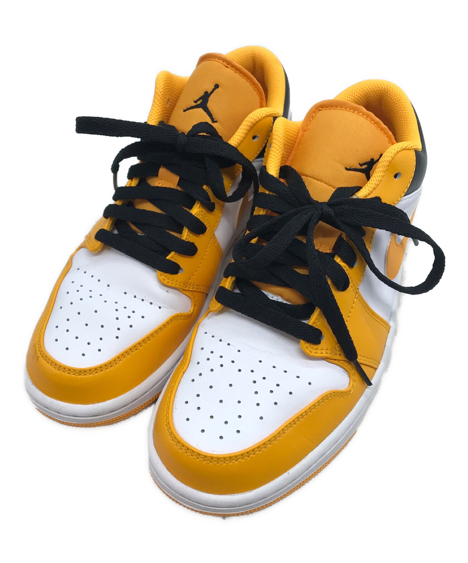 NIKE (ナイキ) AIR JORDAN 1 LOW/エアジョーダン 1 ロウ TAXI/BLACK-WHITE サイズ:27cm