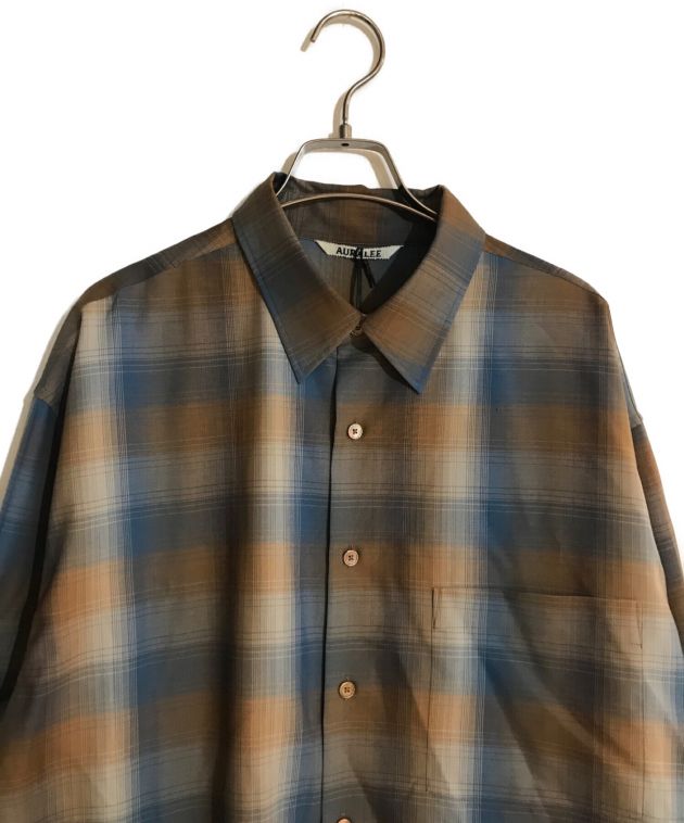 中古・古着通販】AURALEE (オーラリー) SUPER LIGHT WOOL CHECK SHIRTS ...