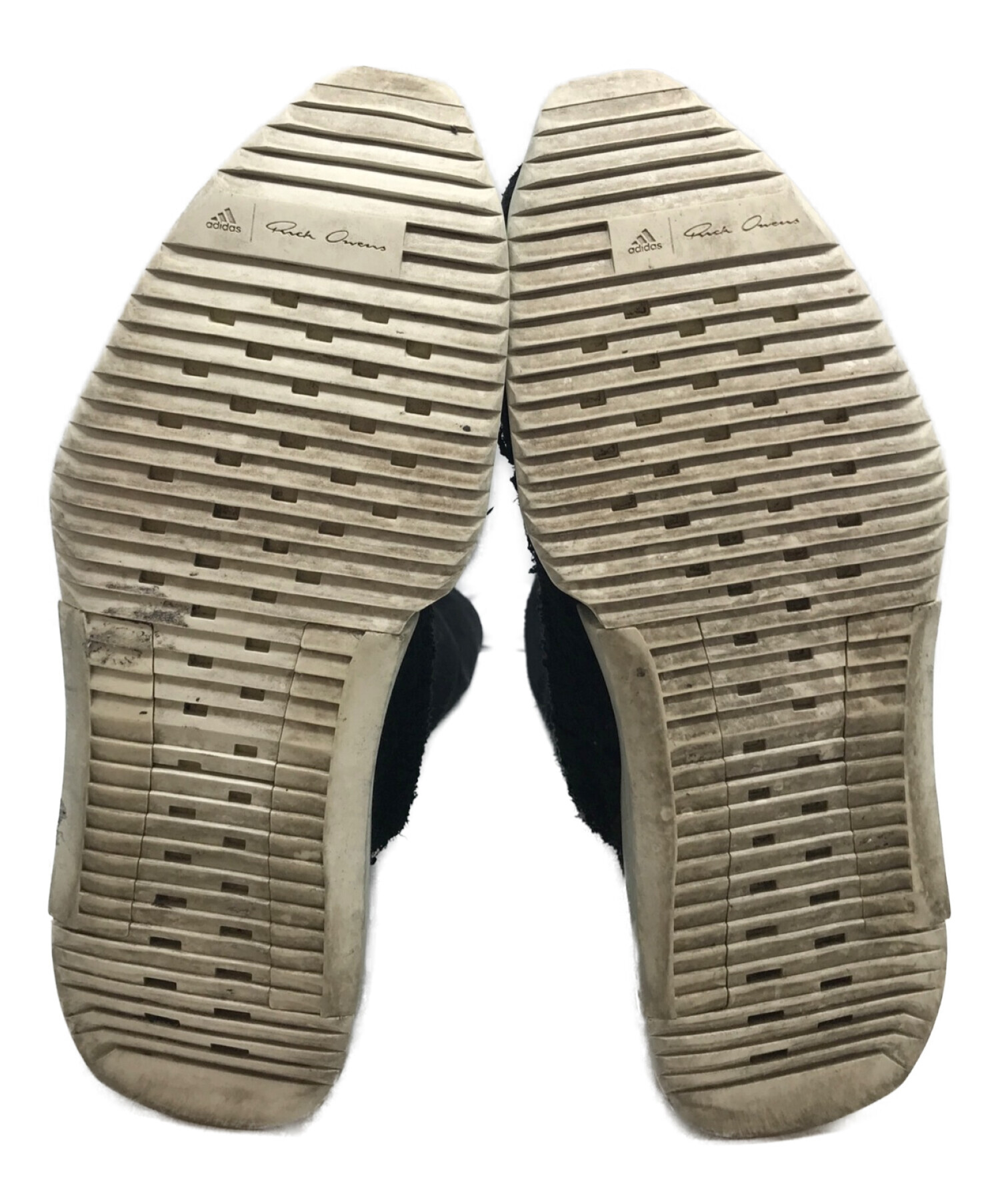 adidas (アディダス) RICK OWENS (リック オウエンス) RO LEVEL RUNNER BOOT/ソックススニーカー  ランナーブーツ ブラック サイズ:10 1/2