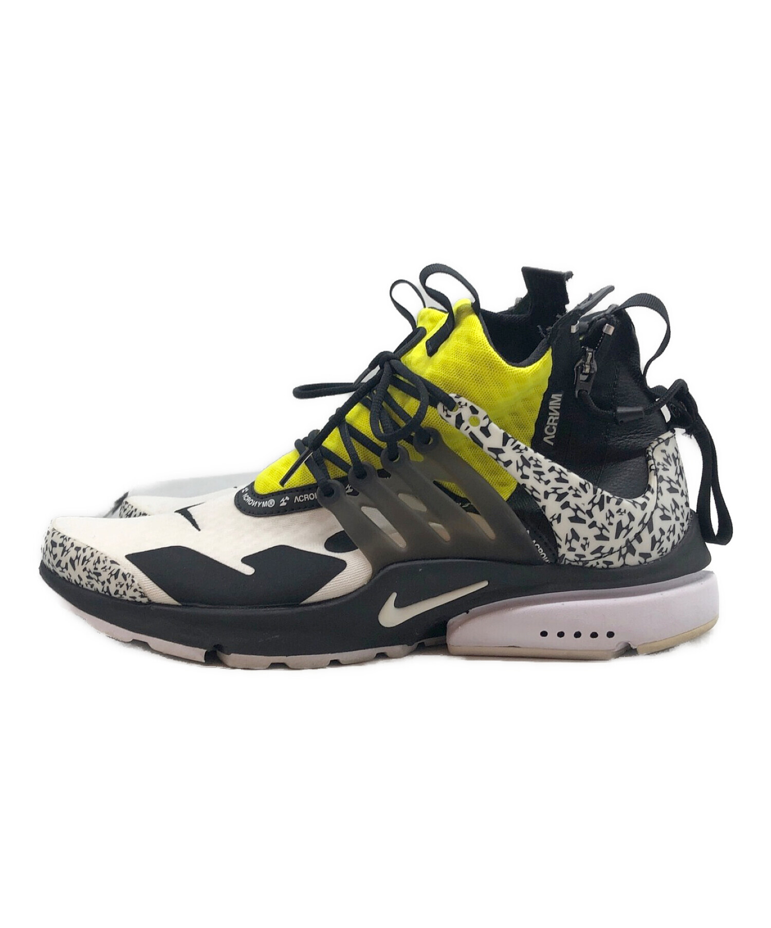 NIKE (ナイキ) AIR PRESTO MID/エアプレストミッド white/black-dynamic yellow サイズ:SIZE  27.0cm