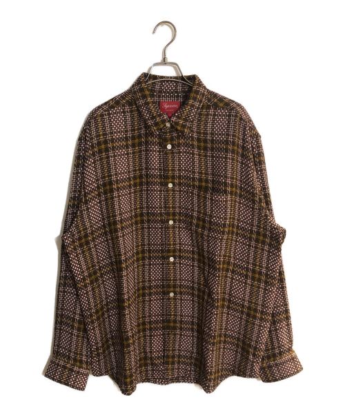 中古・古着通販】SUPREME (シュプリーム) basket weave plaid shirt ...