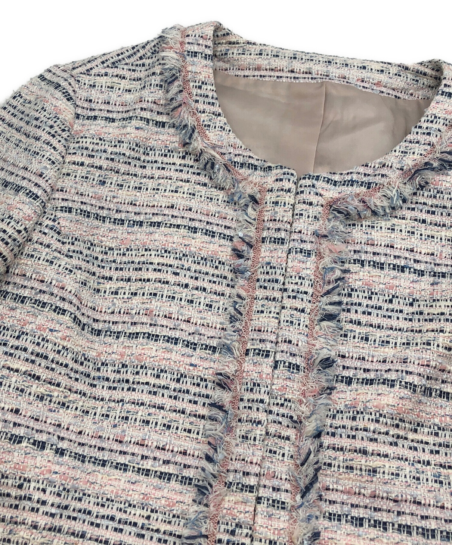 Leilian⭐️レリアン 裾スパンコール刺繍 ウール セットアップ 15号 