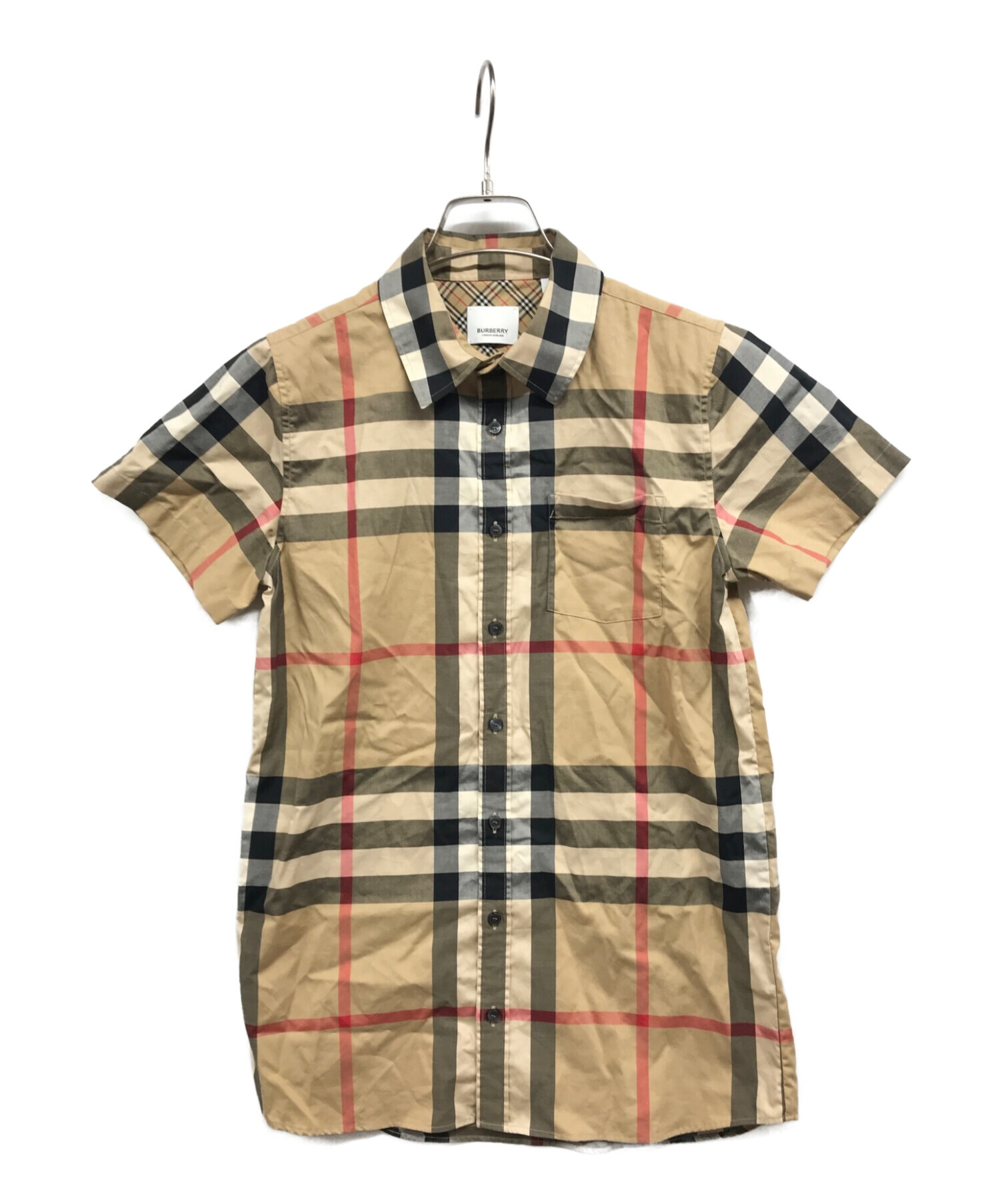 BURBERRY (バーバリー) ヴィンテージチェック シャツ ベージュ サイズ:14Ｙ　164ｃｍ