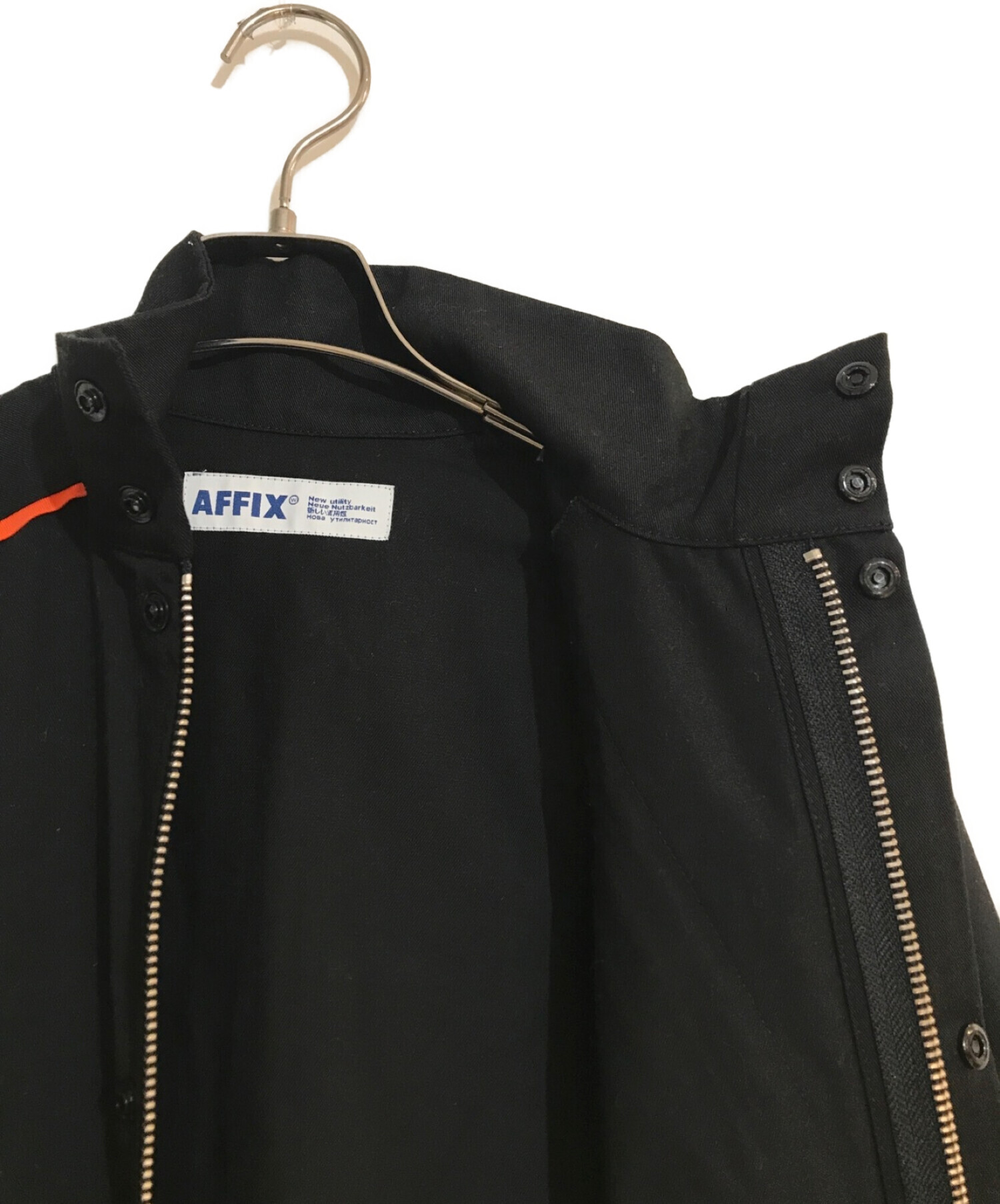 affix (アフィックス) Public Service Jacket/パブリックサービスジャケット ブラック サイズ:M