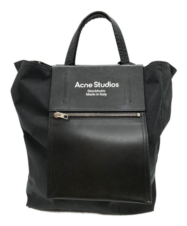 Acne studios (アクネストゥディオス) 2WAYミディアムトートバッグ ブラック