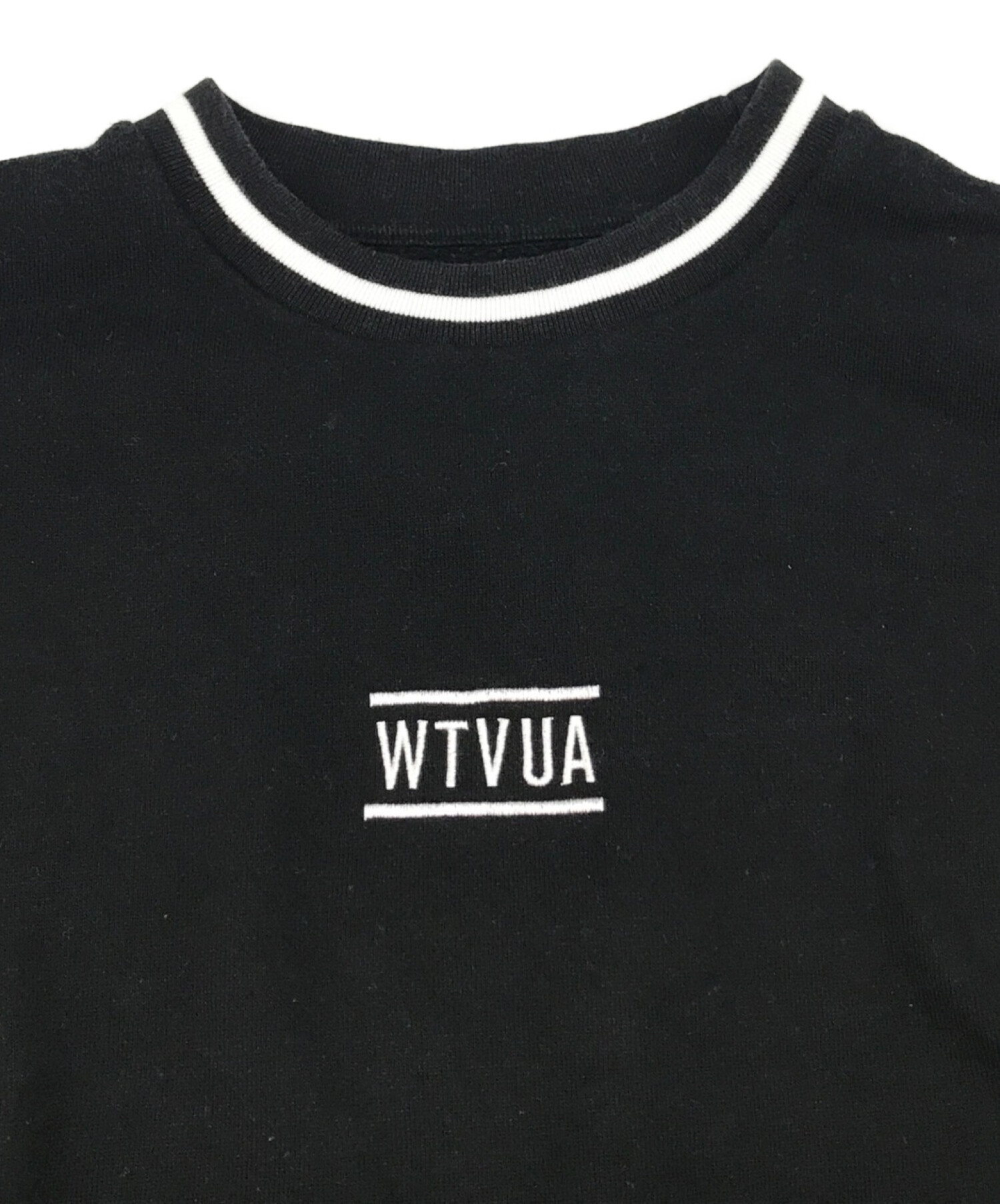 WTAPS (ダブルタップス) WTVUA CREW NECK COPO ブラック サイズ:01