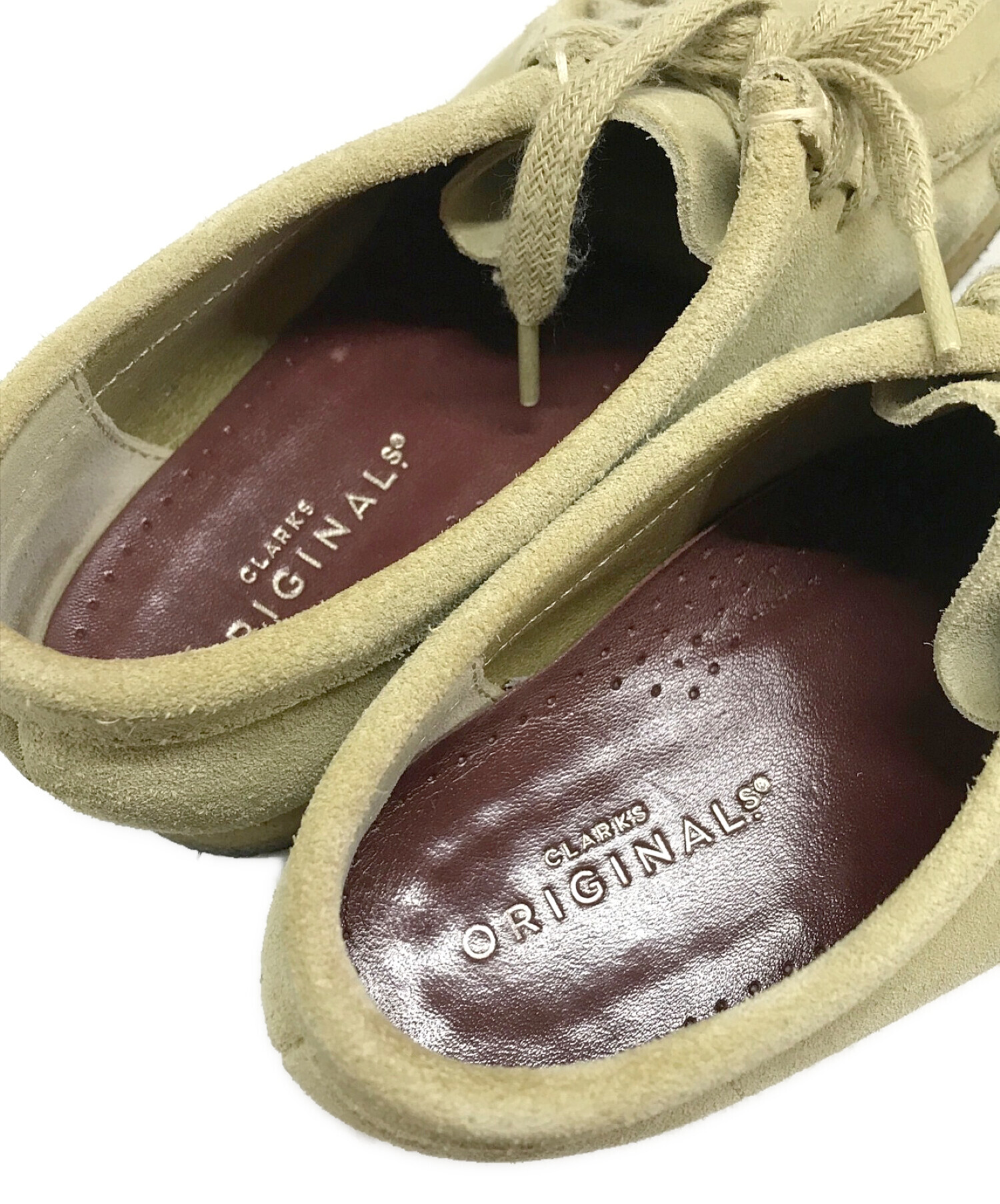 中古・古着通販】CLARKS (クラークス) Wallabee/ワラビー ベージュ