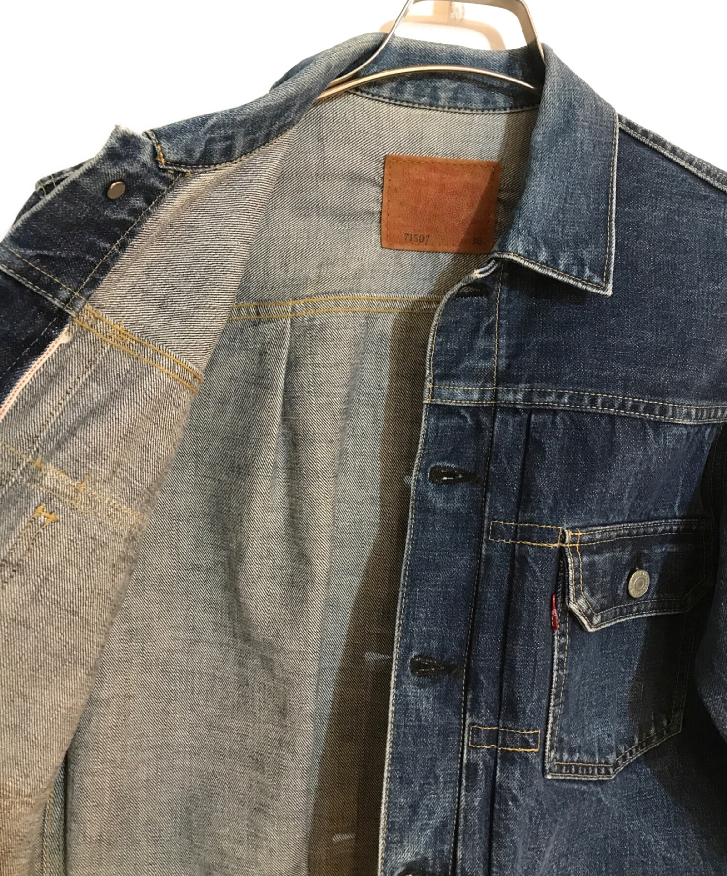 中古・古着通販】LEVI'S (リーバイス) デニムジャケット ブルー サイズ