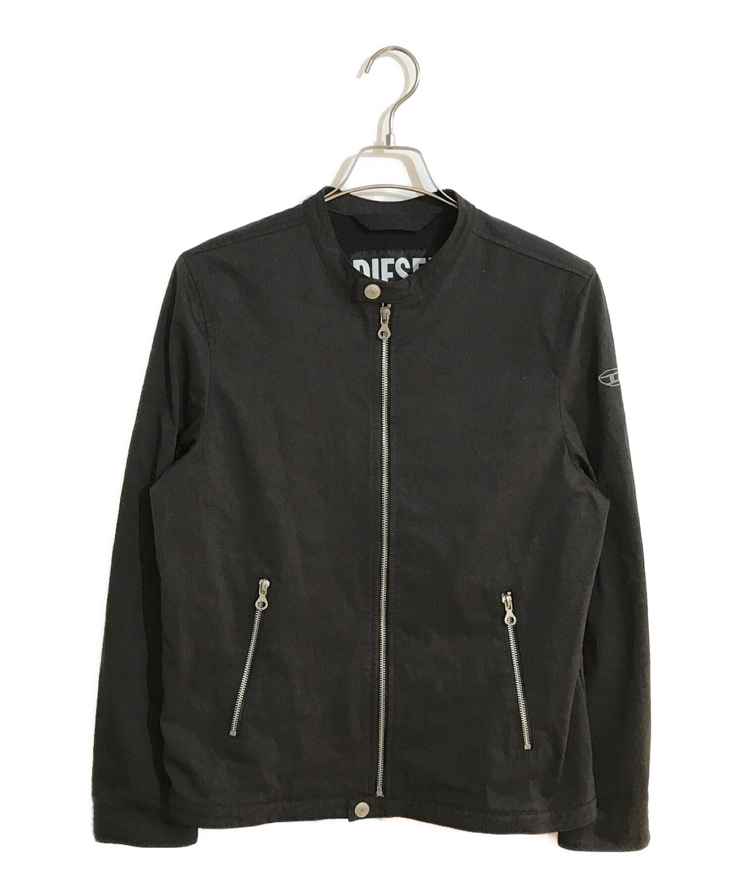 中古・古着通販】DIESEL (ディーゼル) バイカージャケット ブラック