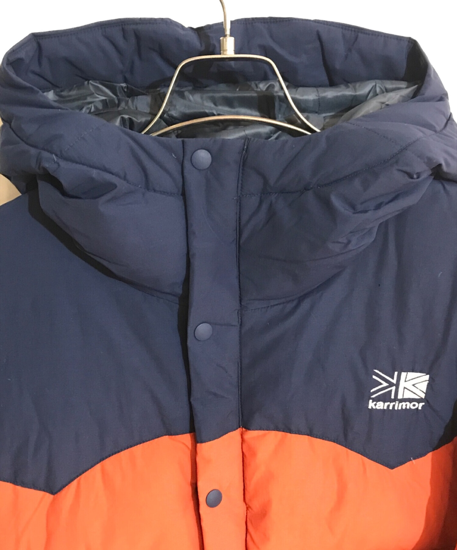 Karrimor (カリマー) eday down parka/エディダウンパーカ ネイビー×オレンジ サイズ:SIZE ⅩL