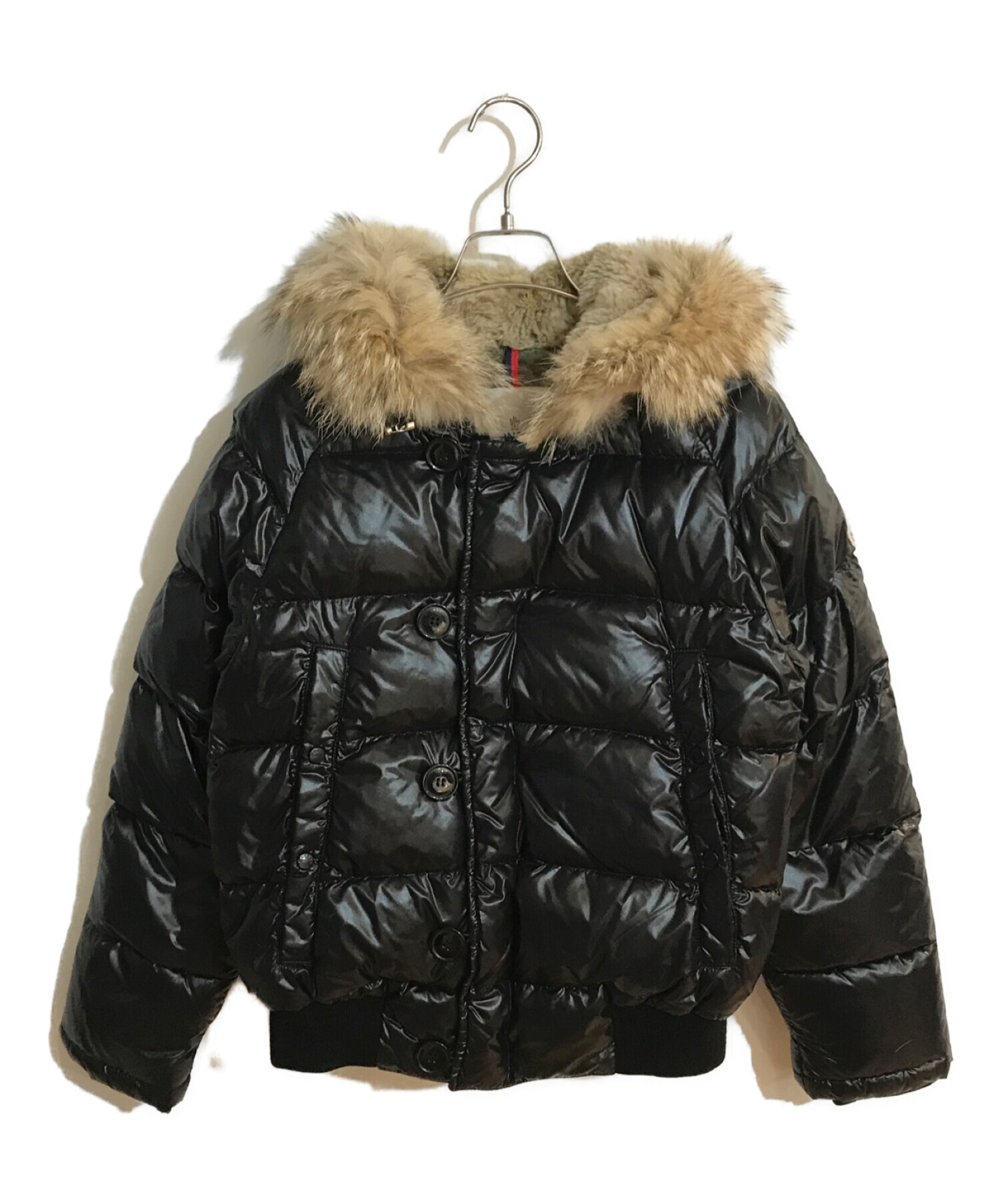 中古・古着通販】MONCLER (モンクレール) ダウンジャケット ブラック サイズ:SIZE 0｜ブランド・古着通販 トレファク公式【TREFAC  FASHION】スマホサイト