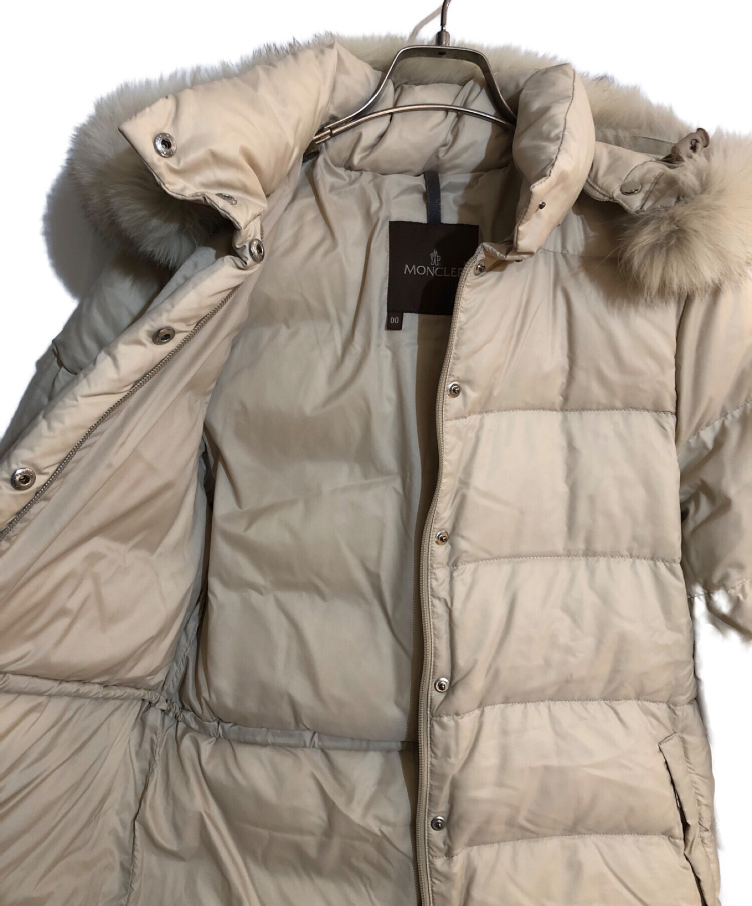 MONCLER (モンクレール) VALENTINE ダウンジャケット/バレンティンダウンジャケット ホワイト サイズ:SIZE 00