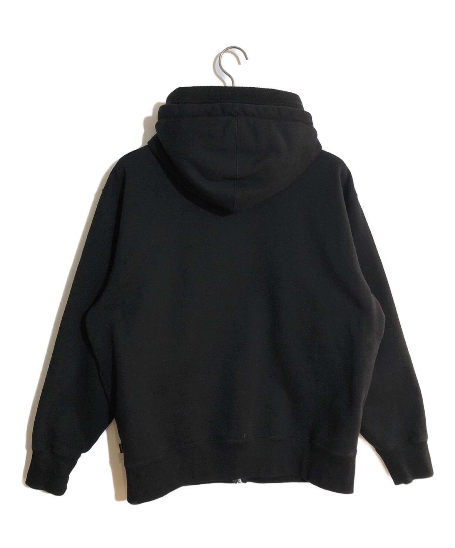 Supreme (シュプリーム) Double Hood Facemask Zip Up Hooded  Sweatshirt/ダブルフードフェイスマスクジップアップフーデットスウェットシャツ ブラック サイズ:SIZE M