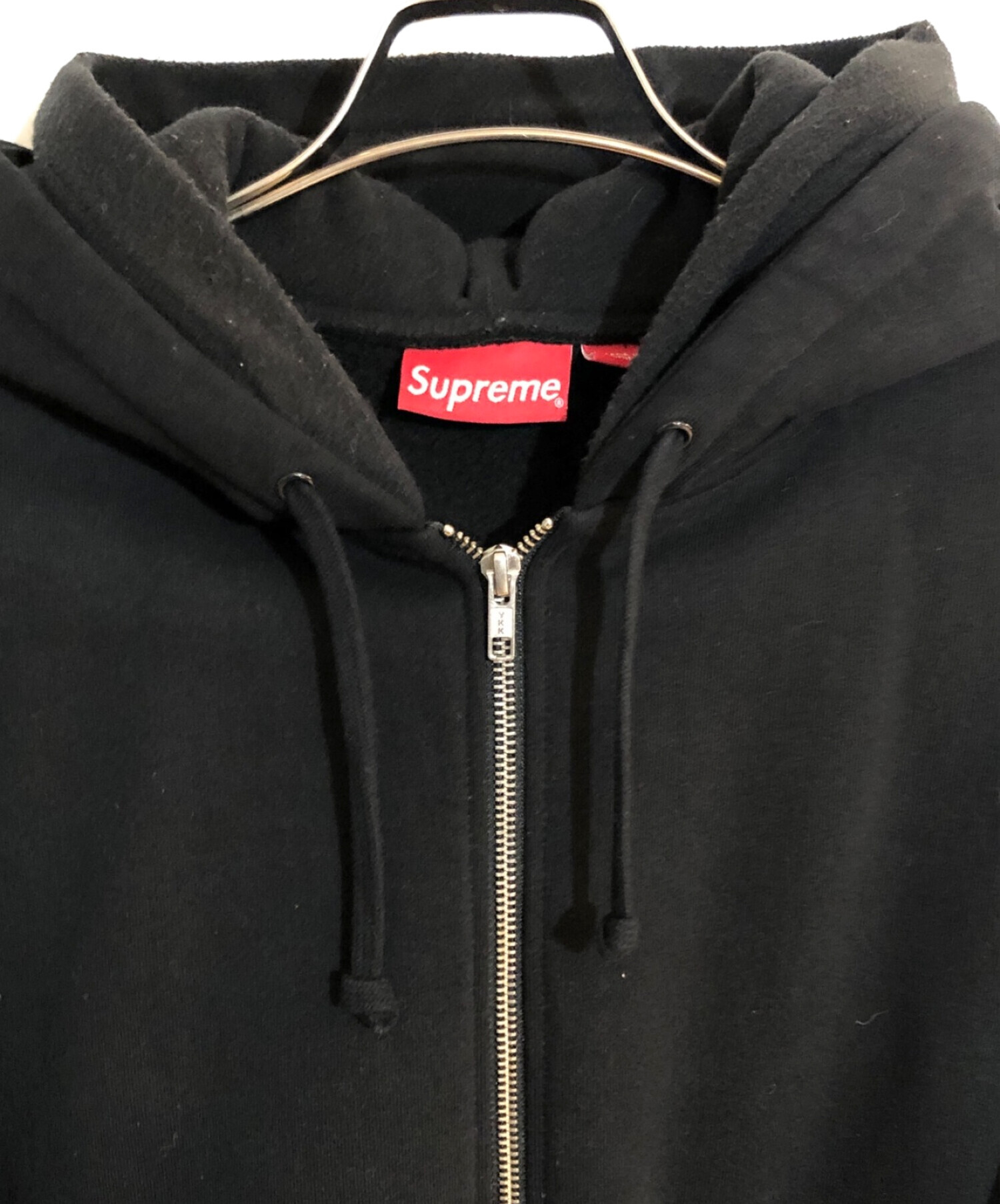 Supreme (シュプリーム) Double Hood Facemask Zip Up Hooded  Sweatshirt/ダブルフードフェイスマスクジップアップフーデットスウェットシャツ ブラック サイズ:SIZE M