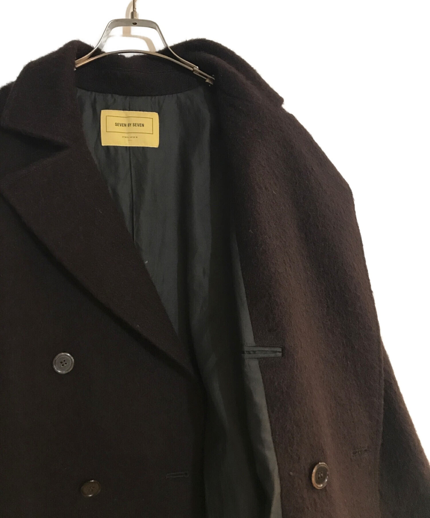 SEVEN BY SEVEN (セブンバイセブン) Double Chester coat/ダブルチェスターコート ブラウン サイズ:M