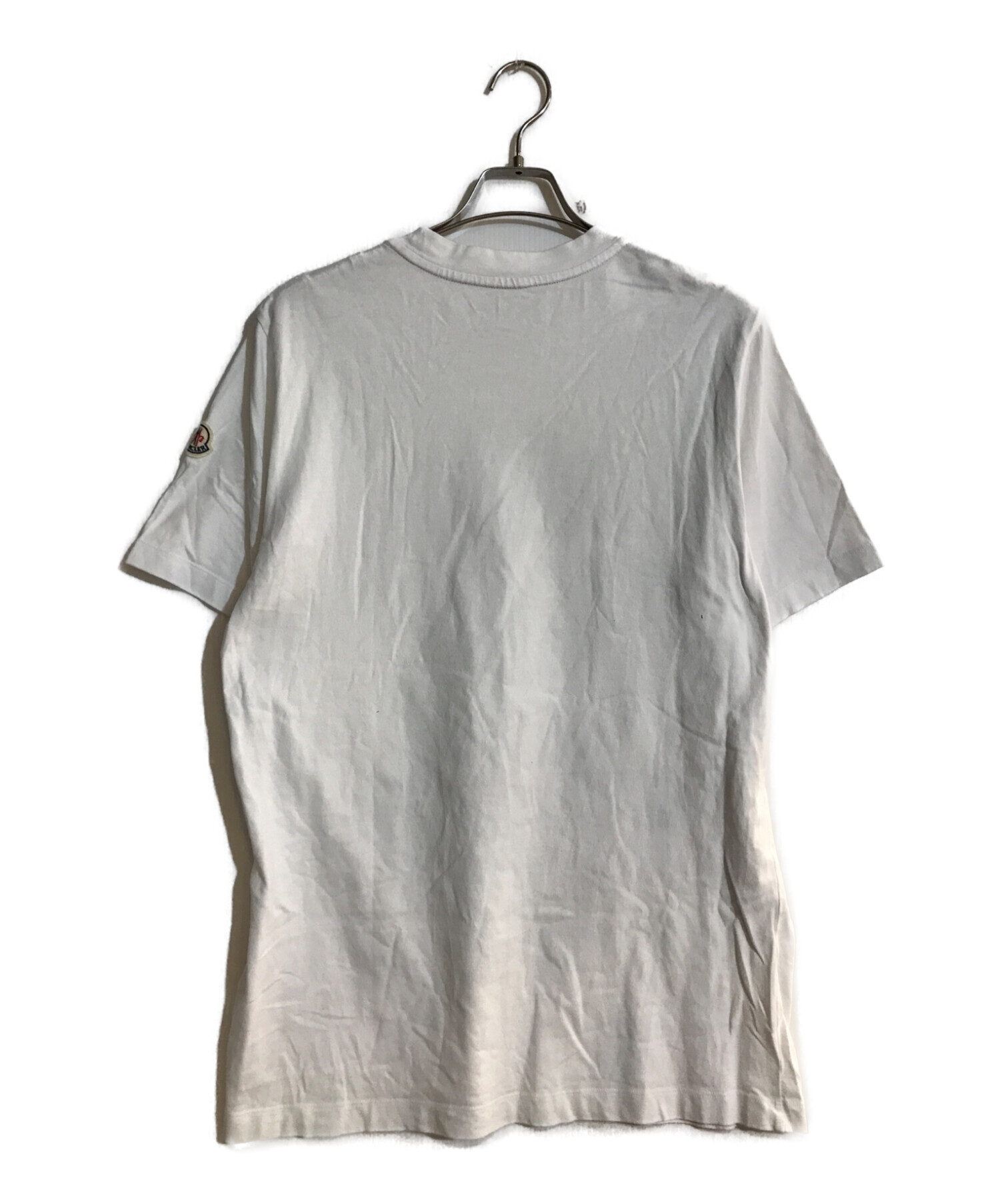 中古・古着通販】MONCLER (モンクレール) プリントTシャツ ホワイト