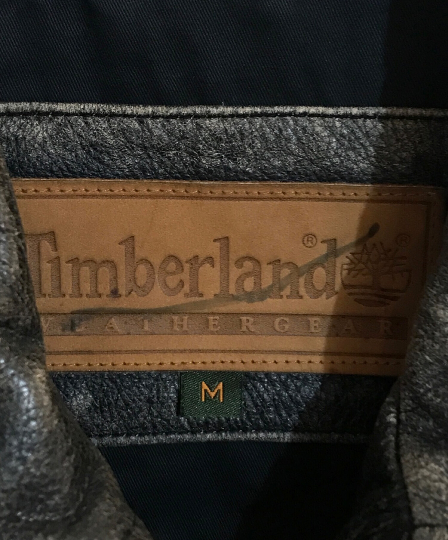 Timberland (ティンバーランド) オールドレザージャケット ブラウン サイズ:SIZE M