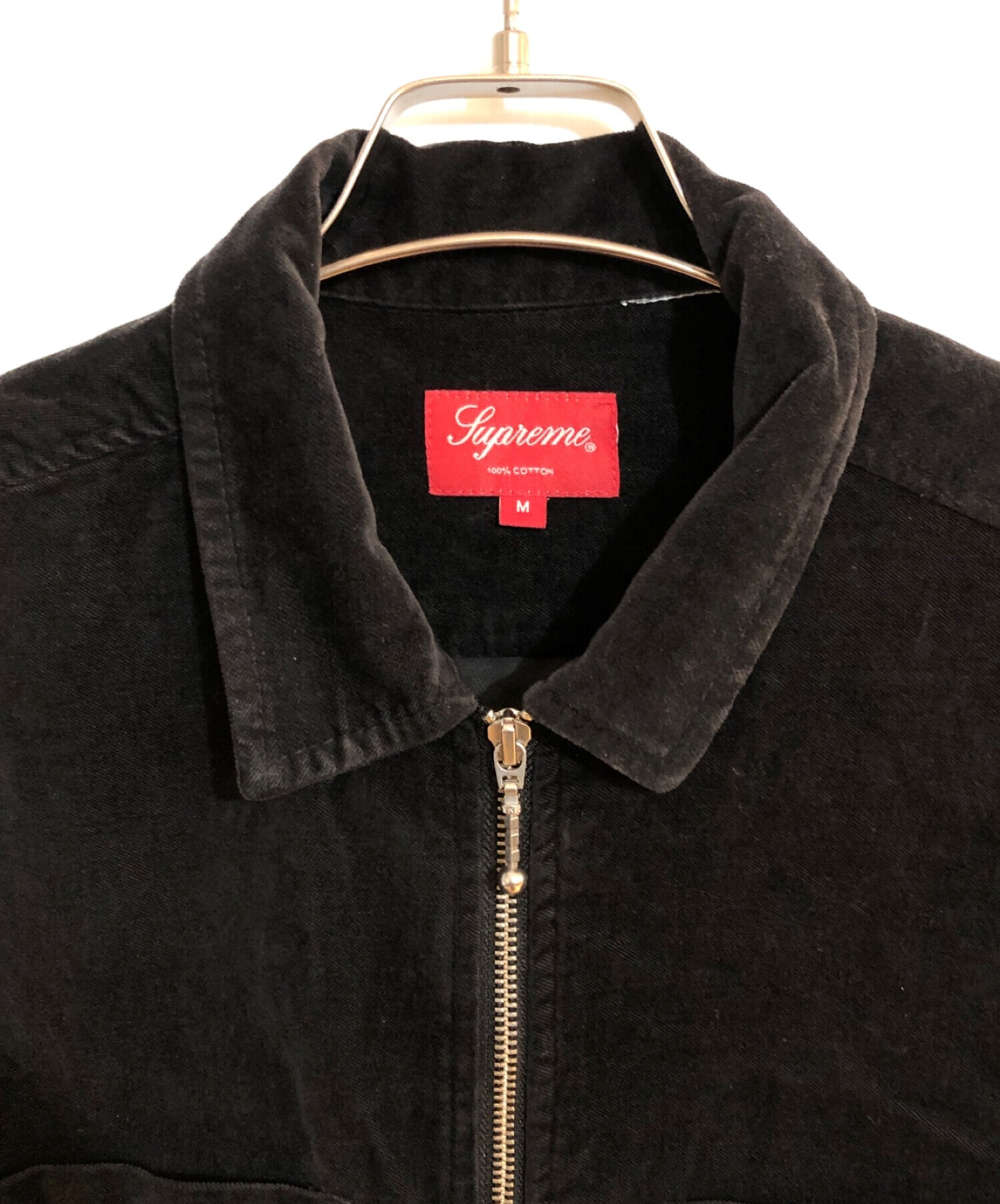 中古・古着通販】SUPREME (シュプリーム) 18SS Velvet Zip Up Shirt