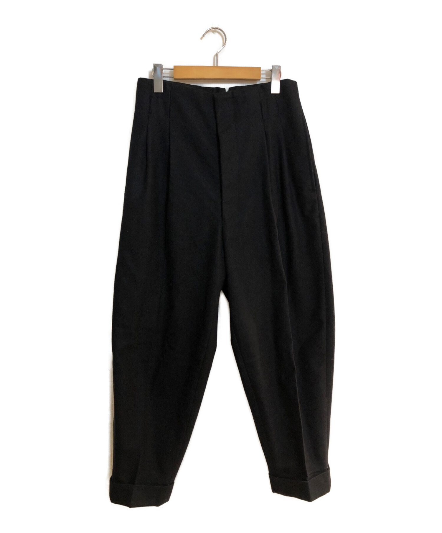 nicholas daley (ニコラス デイリー) ウールスラックス ネイビー サイズ:SIZE 30