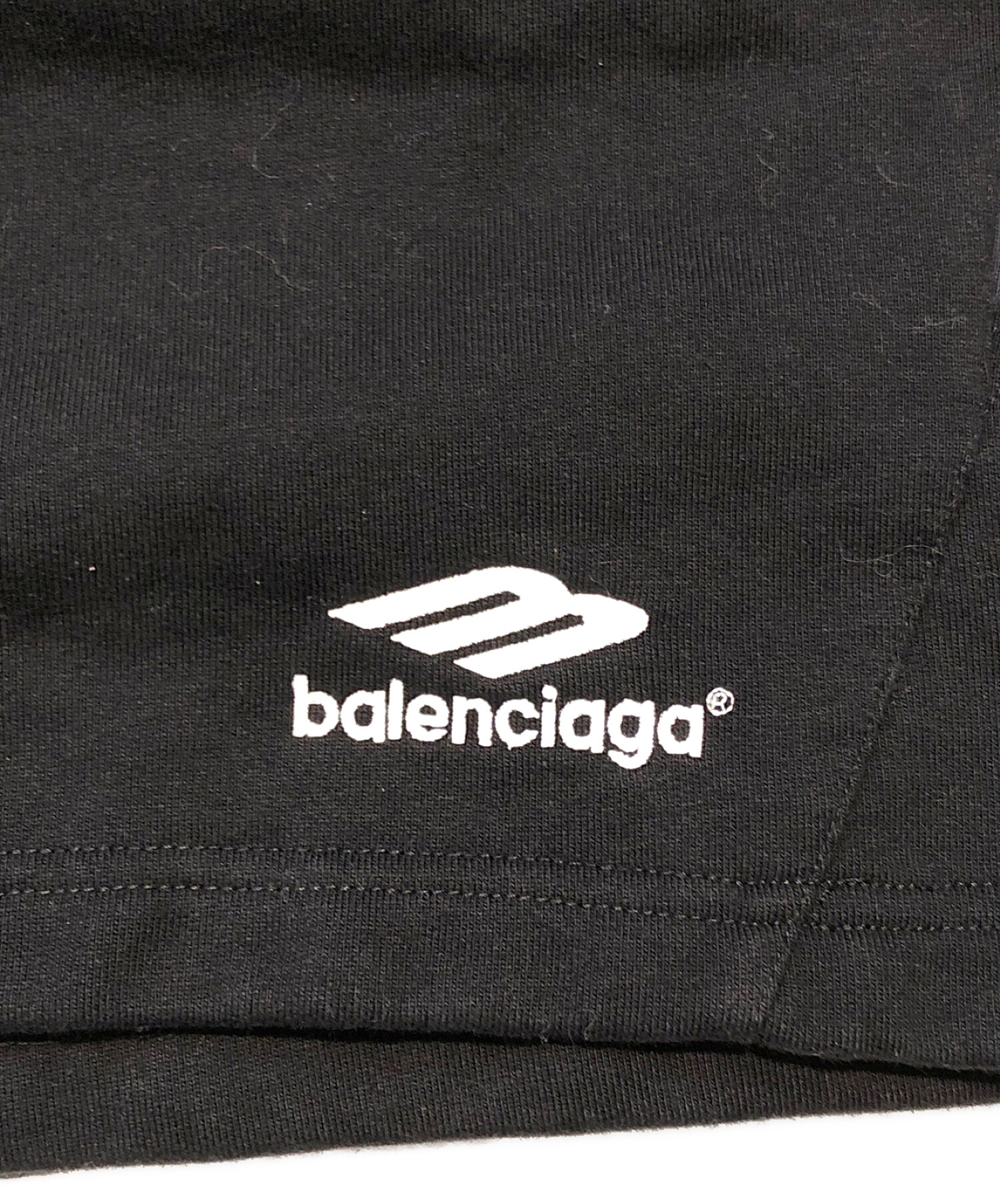 BALENCIAGA (バレンシアガ) トラックスーツスウェットハーフパンツ ブラック サイズ:SIZE S
