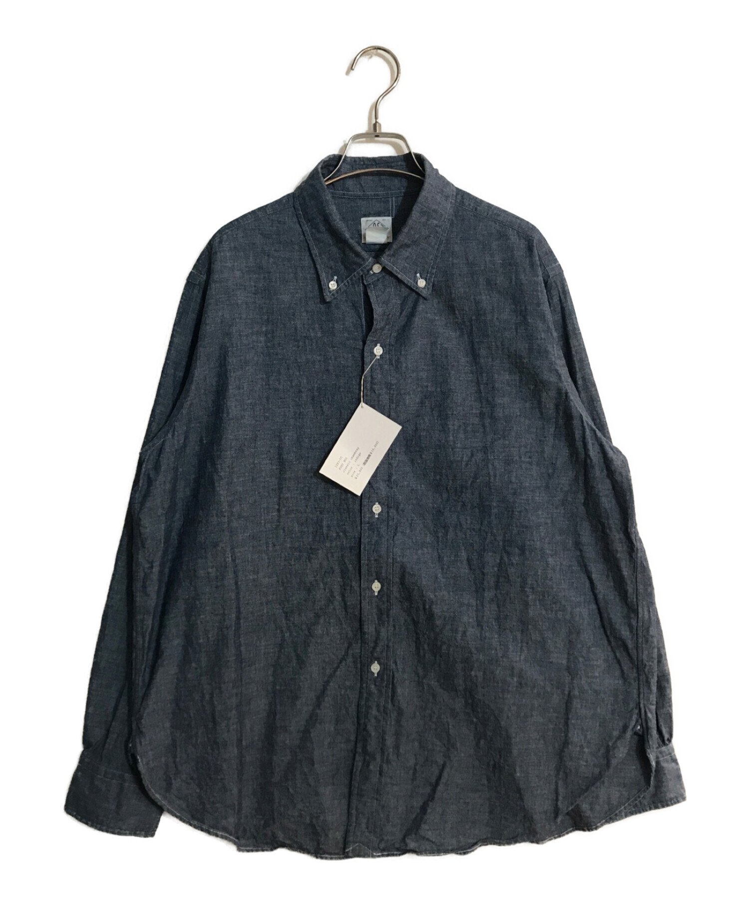 POST O'ALLS (ポストオーバーオールズ) POST BD2 Classic/ポストBD2クラシック Chambray/indigo  サイズ:SIZE L