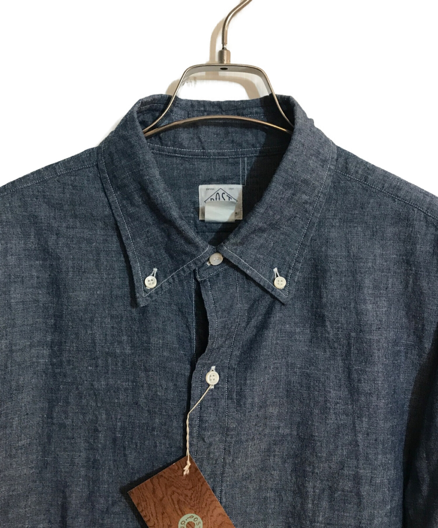 POST O'ALLS (ポストオーバーオールズ) POST BD2 Classic/ポストBD2クラシック Chambray/indigo  サイズ:SIZE L