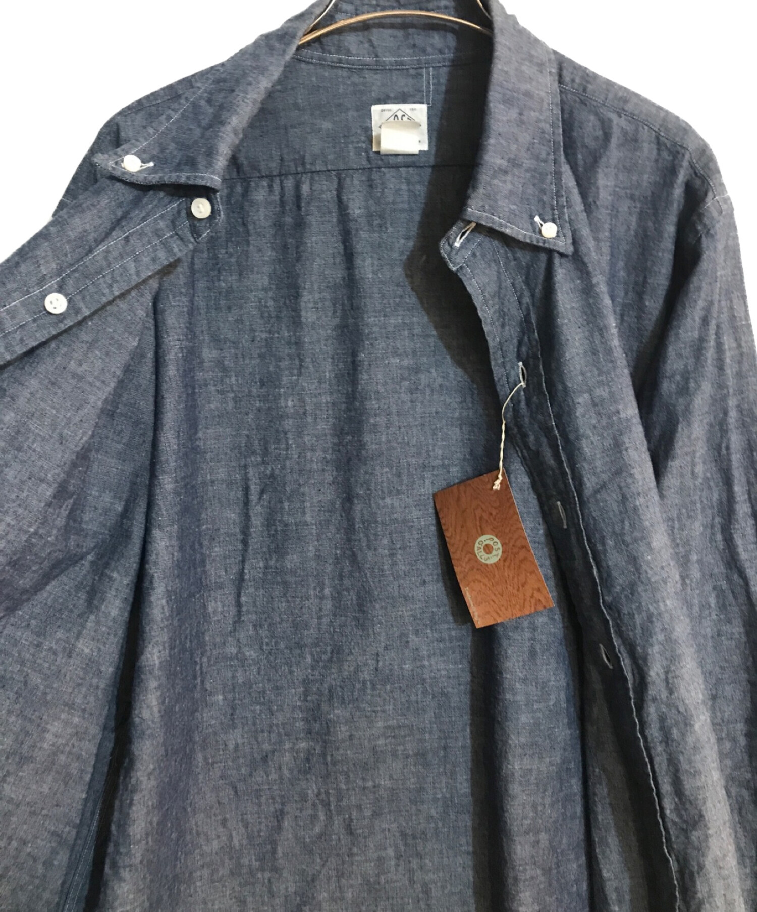 POST O'ALLS (ポストオーバーオールズ) POST BD2 Classic/ポストBD2クラシック Chambray/indigo  サイズ:SIZE L