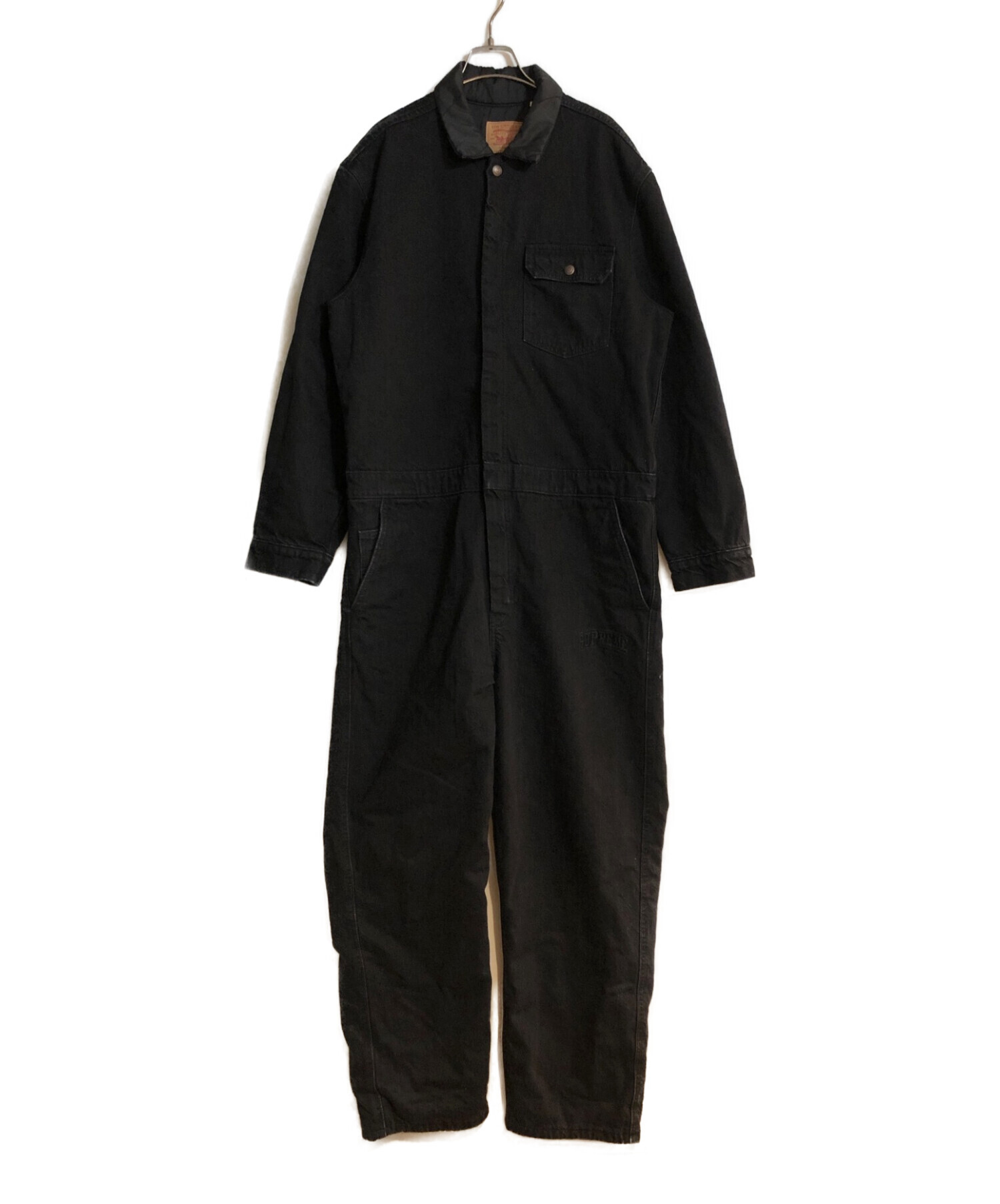 LEVI'S (リーバイス) SUPREME (シュプリーム) Denim Coveralls/デニムカバーオール ブラック サイズ:SIZE M