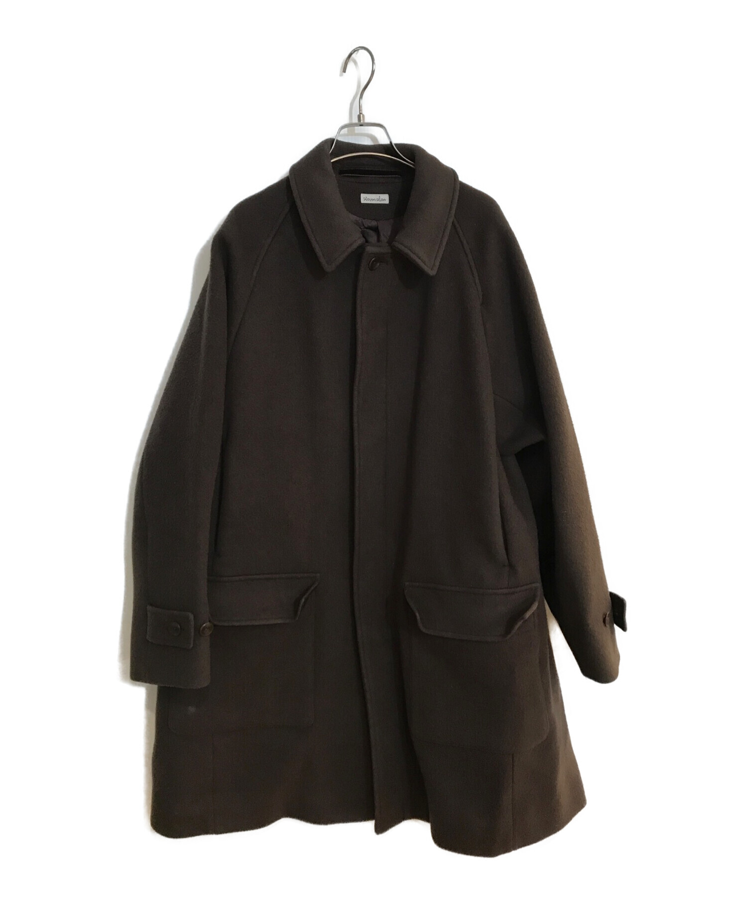 Steven Alan MELTON PATCH BAL COLLAR COAT - チェスターコート