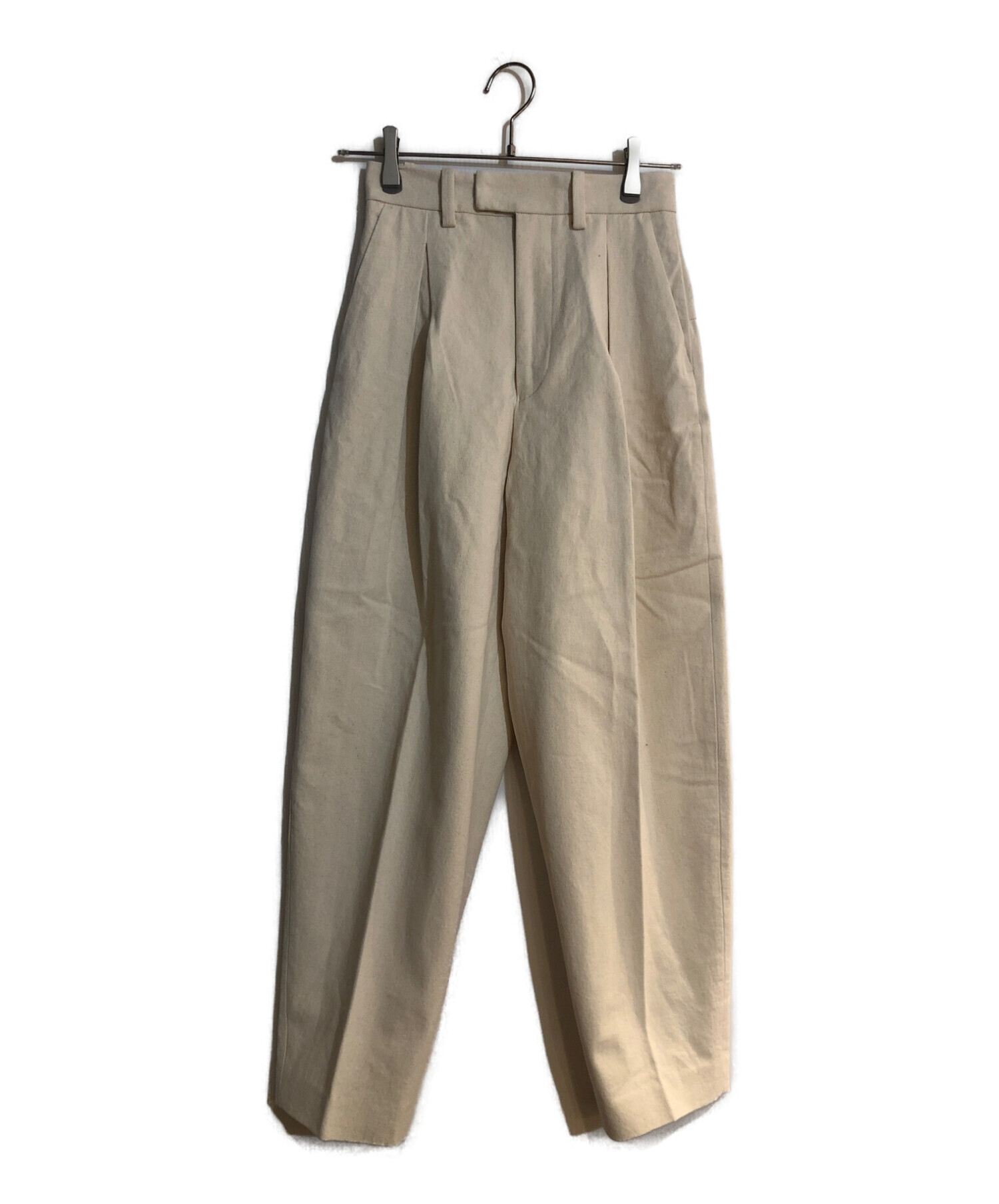 TODAYFUL (トゥデイフル) Cotton Boxtuck Pants/コットンボックスタックパンツ ベージュ サイズ:36