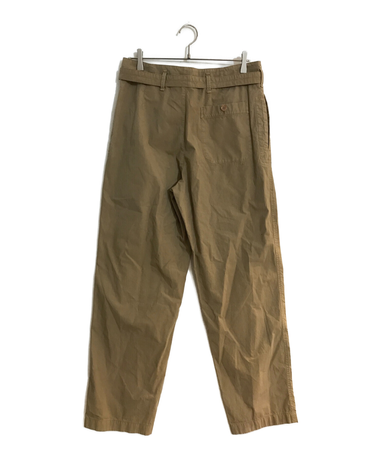 中古・古着通販】LEMAIRE (ルメール) Belted pants/ベルテッドパンツ 