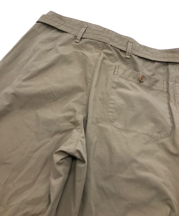 LEMAIRE (ルメール) Belted pants/ベルテッドパンツ ベージュ サイズ:46